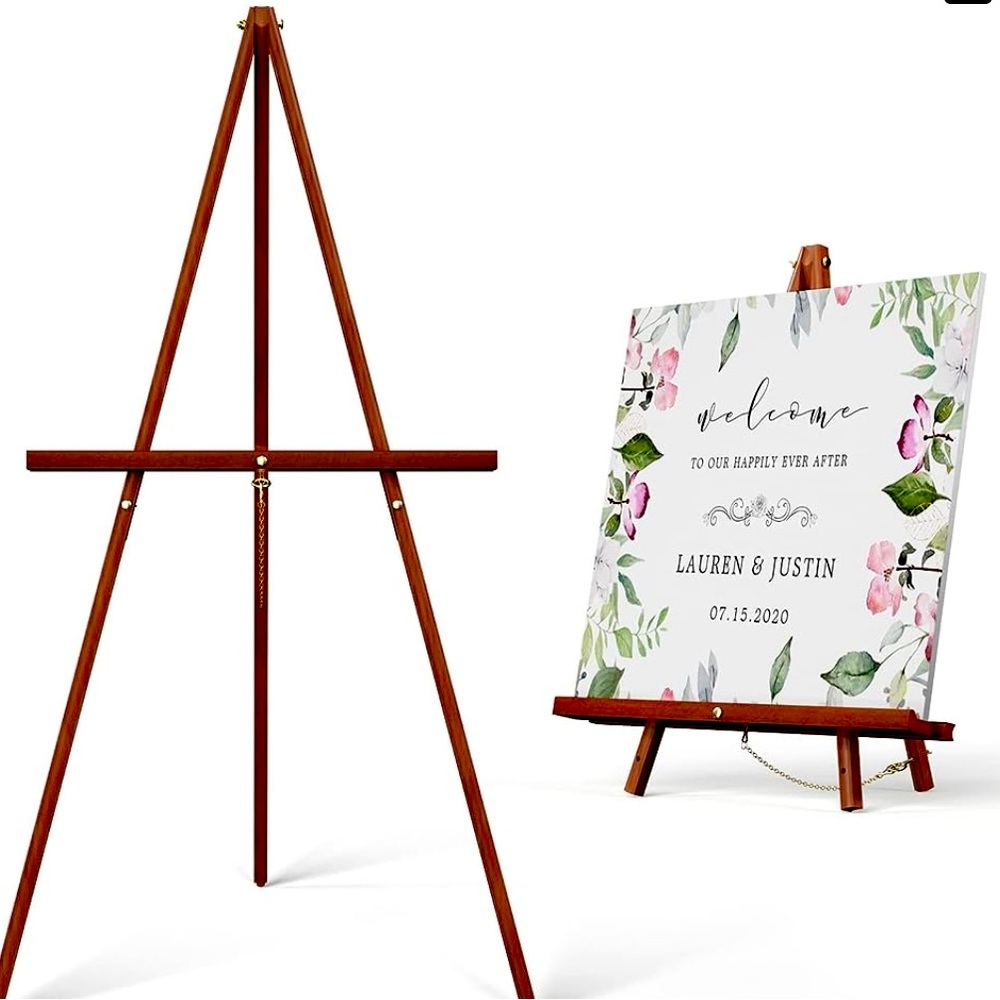 Art easel black colored